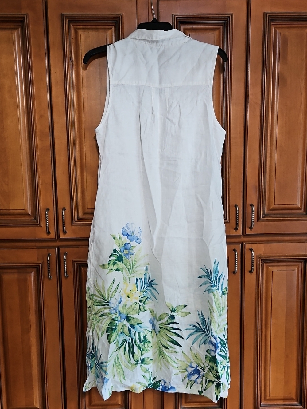 Tommy Bahama Tropical Linen Button Down Dress Size Medium - Picture 7 of 9